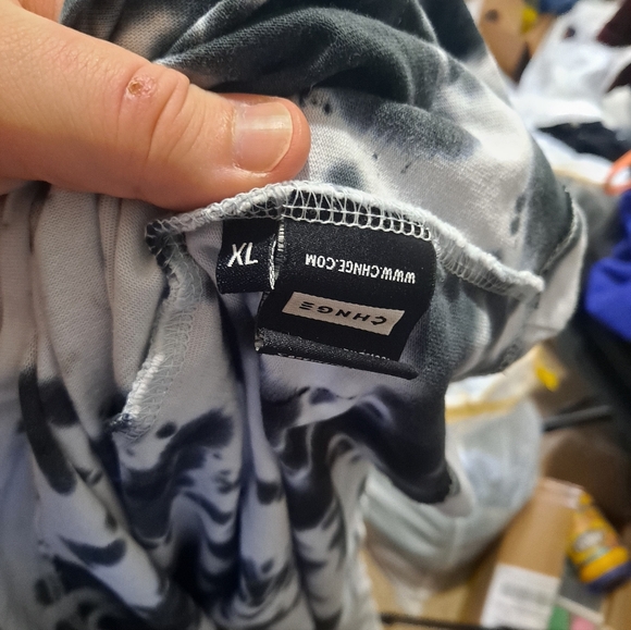 Graphic Tiedye Tshirt Dress - Picture 7 of 7